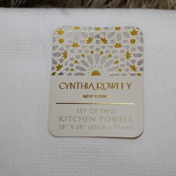 Cynthia Rowley Cat X-mas Kitchen Towels - Picture 2 of 3